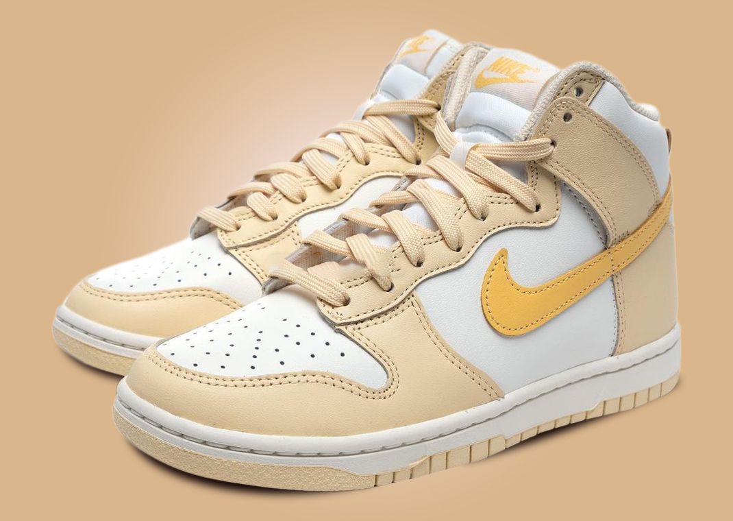 Nike Dunk High Pale Vanilla Topaz Gold (W)