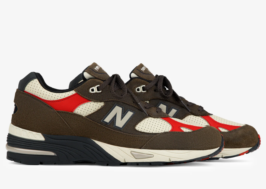 Aime Leon Dore x New Balance 991 Made in UK Chocolate Lateral