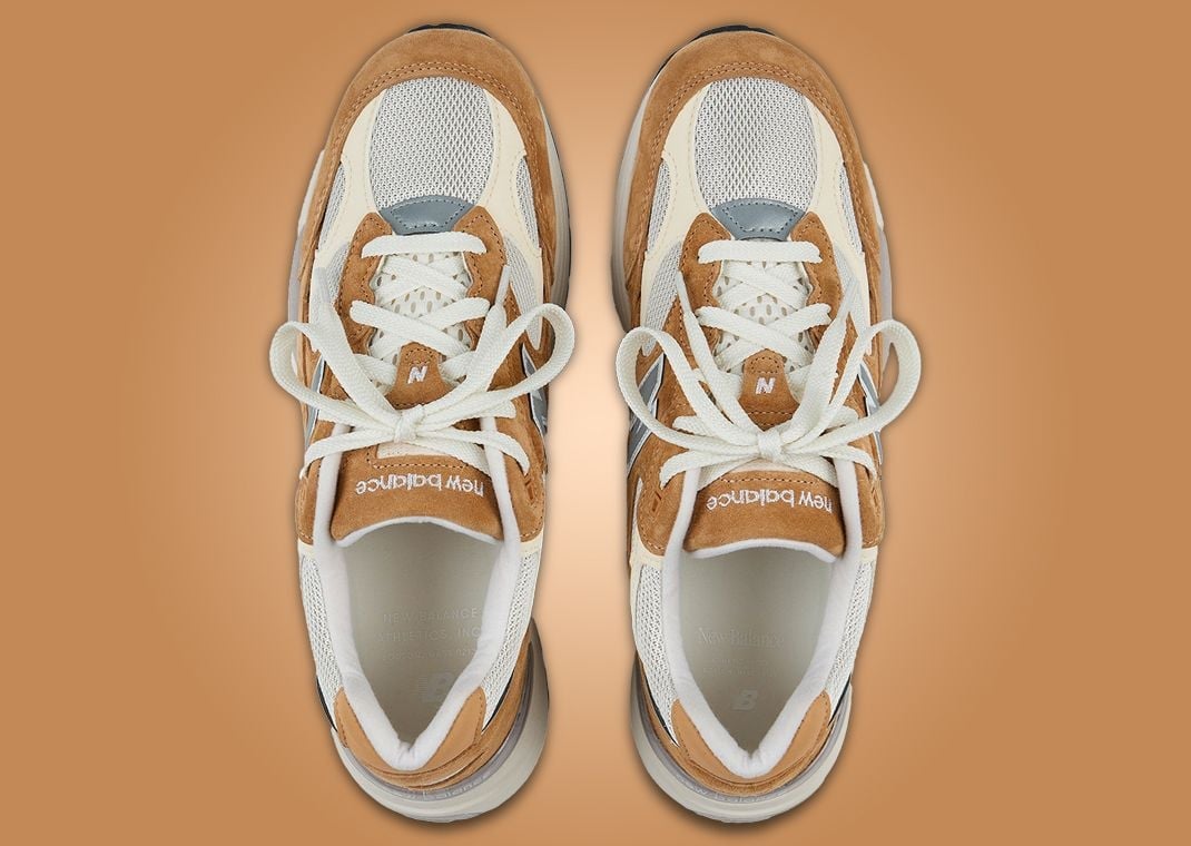 New Balance 992 Made in USA Sweet Caramel Calcium