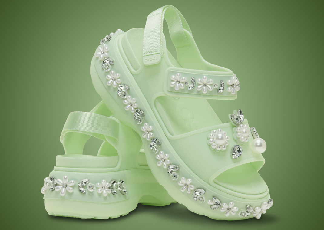 Simon Rocha x Crocs Soho Sandal Jade - Angle