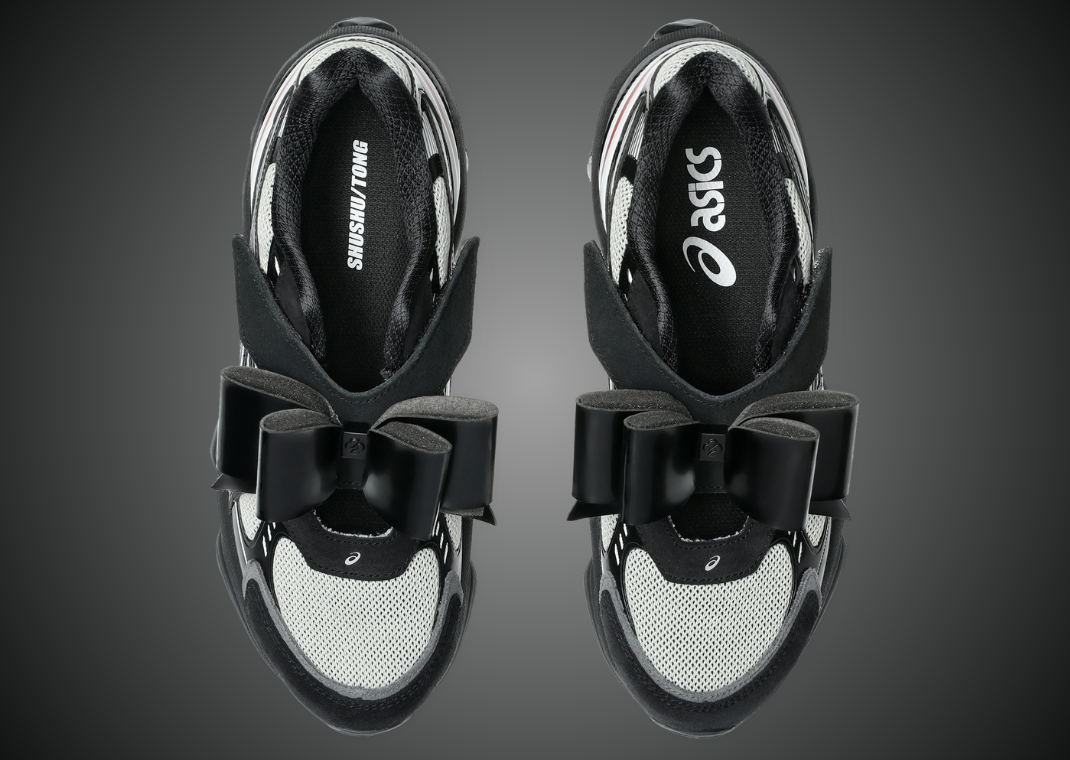 SHUSHU/TONG x Asics Gel-Kinetic Fluent Black White - Top