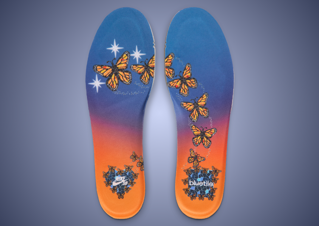 Bluetile Skate Shop x Nike SB Dunk Low Monarch - Insoles