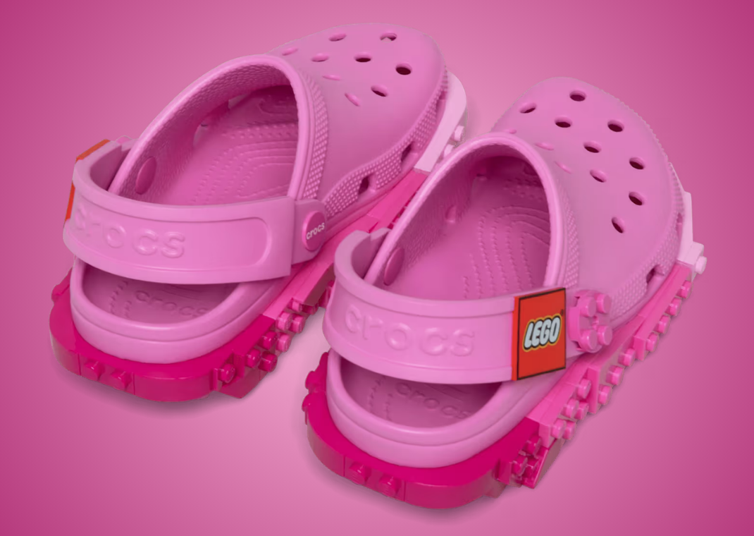 LEGO x Crocs Creativity Clog Pink (GS) - Heel Angle