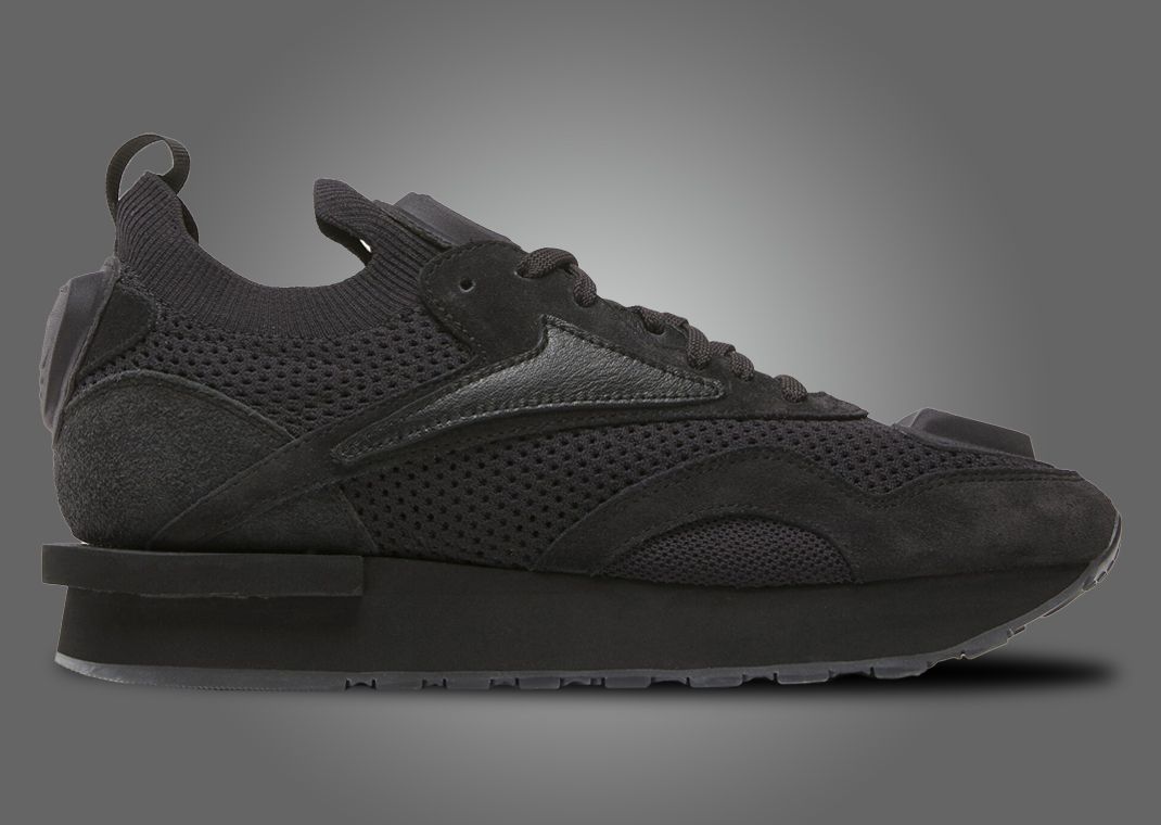 HYMNE x Reebok Classic Nylon Plus Black Lateral