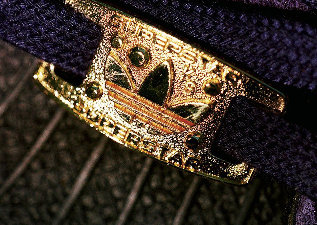 Kader Sylla Dresses His Second adidas Superstar ADV In Purple