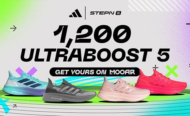 The STEPN GO x adidas Ultraboost Collection is Limited to 1,200 Pairs
