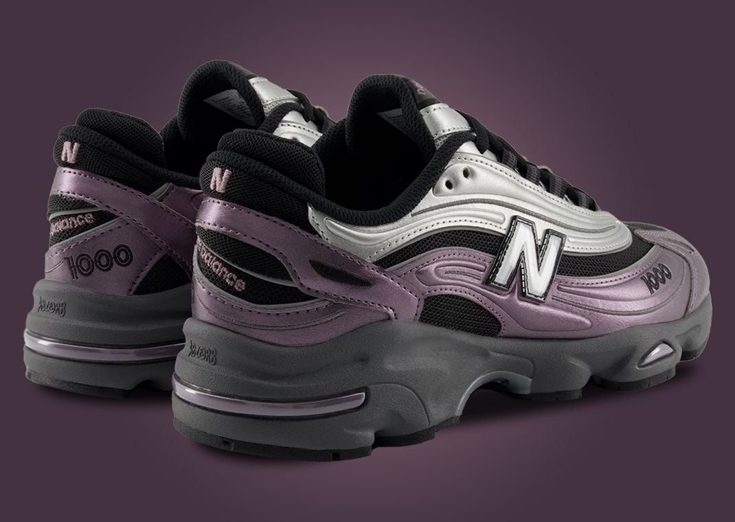 New Balance 1000 Metallic Silver Ice Wine