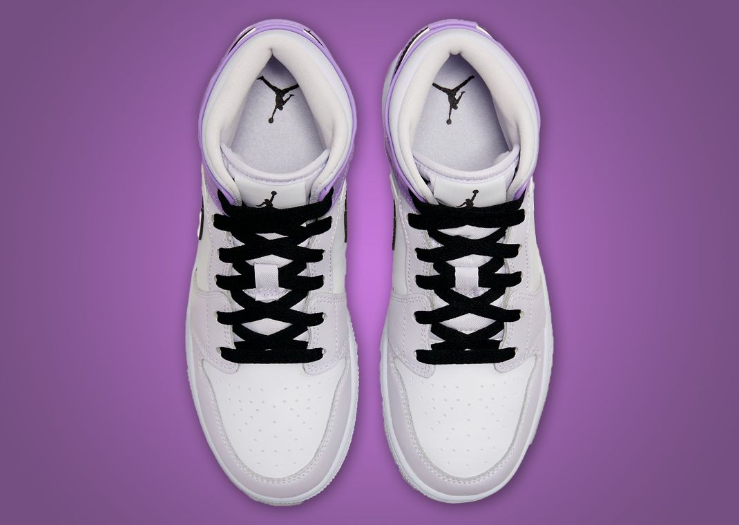 Barely Grape And Rush Fuchsia Adorn The Air Jordan 1 Mid Barely Grape And Rush Fuchsia Adorn The Air Jordan 1 Mid