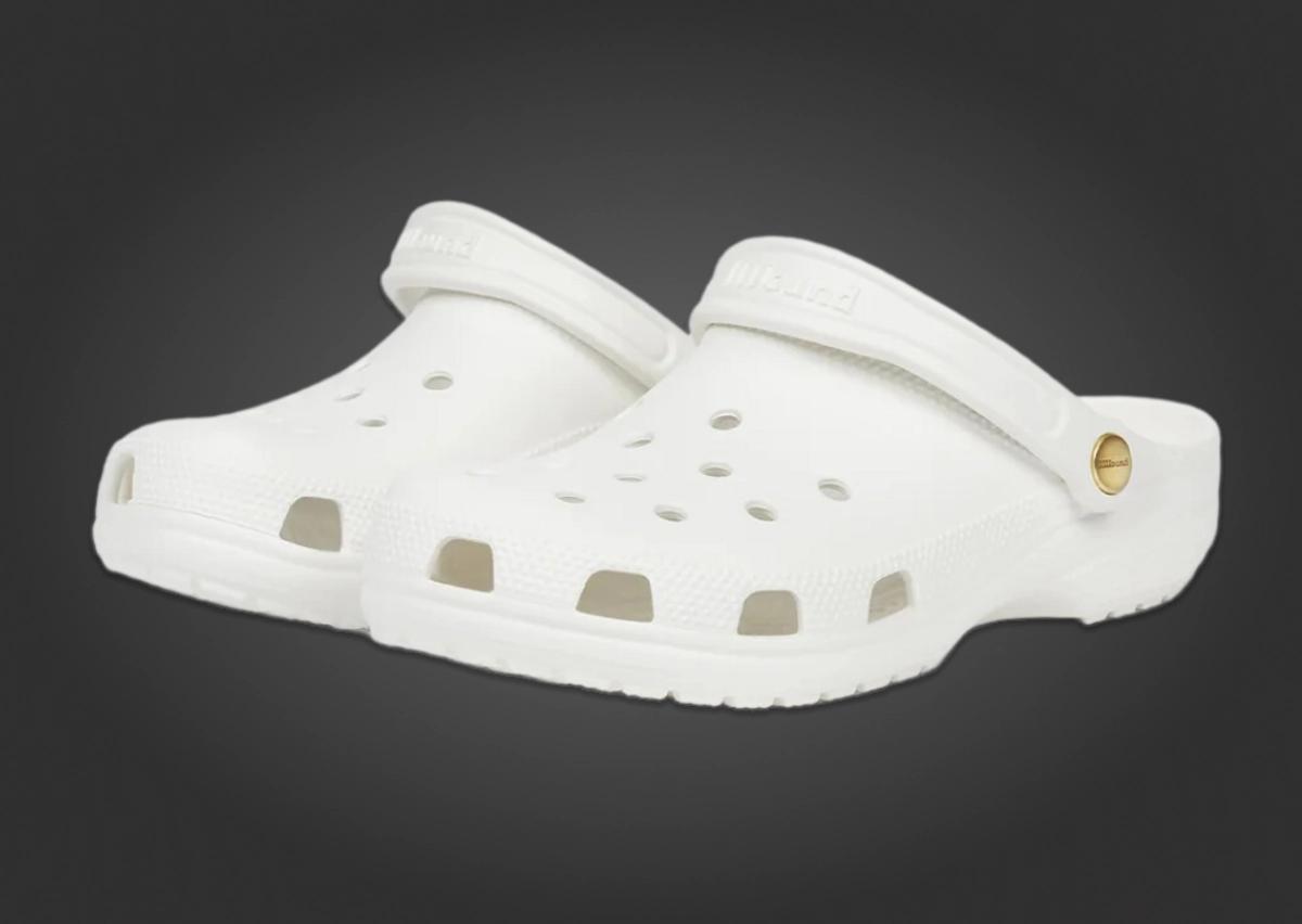 JJJJound x Crocs Classic Clog White Angle