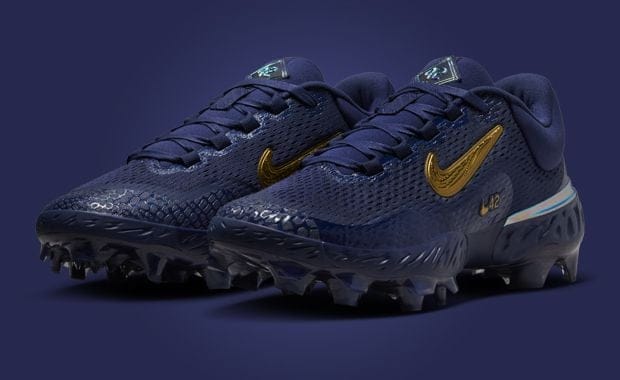 The Nike Alpha Huarache Elite 4 Low MSC Jackie Robinson Releases April 2024