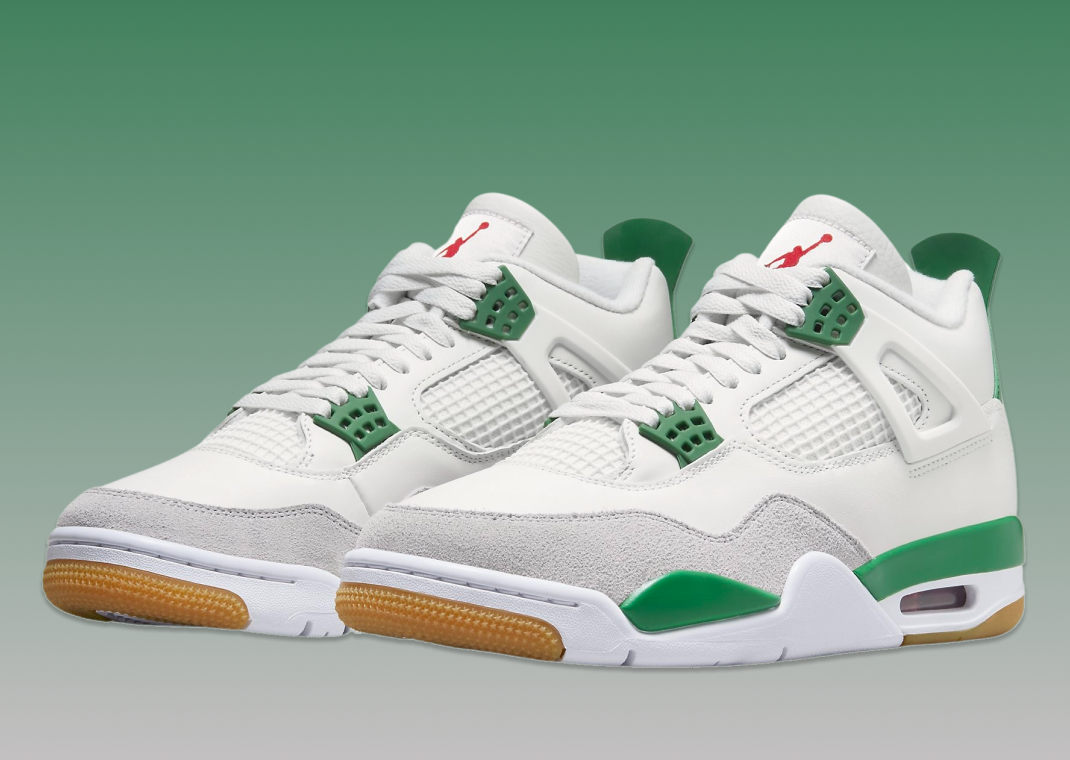 Nike SB x Air Jordan 4 Retro SP "Sail Pine Green"