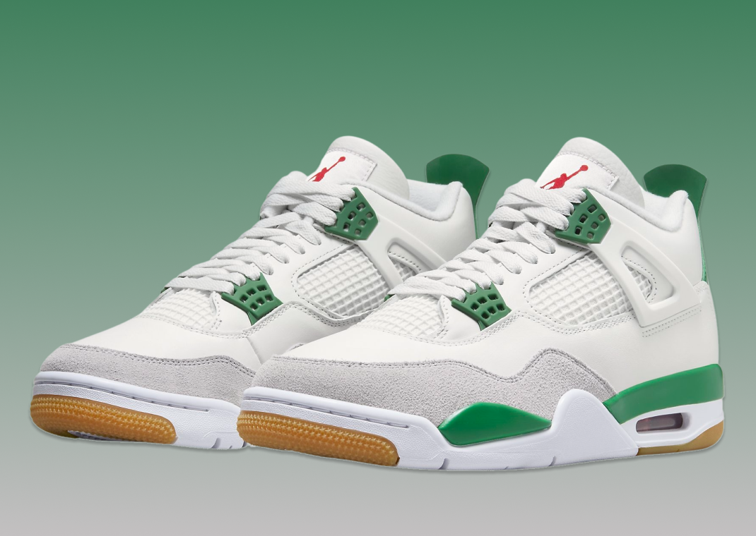 Nike SB x Air Jordan 4 Retro SP "Sail Pine Green"