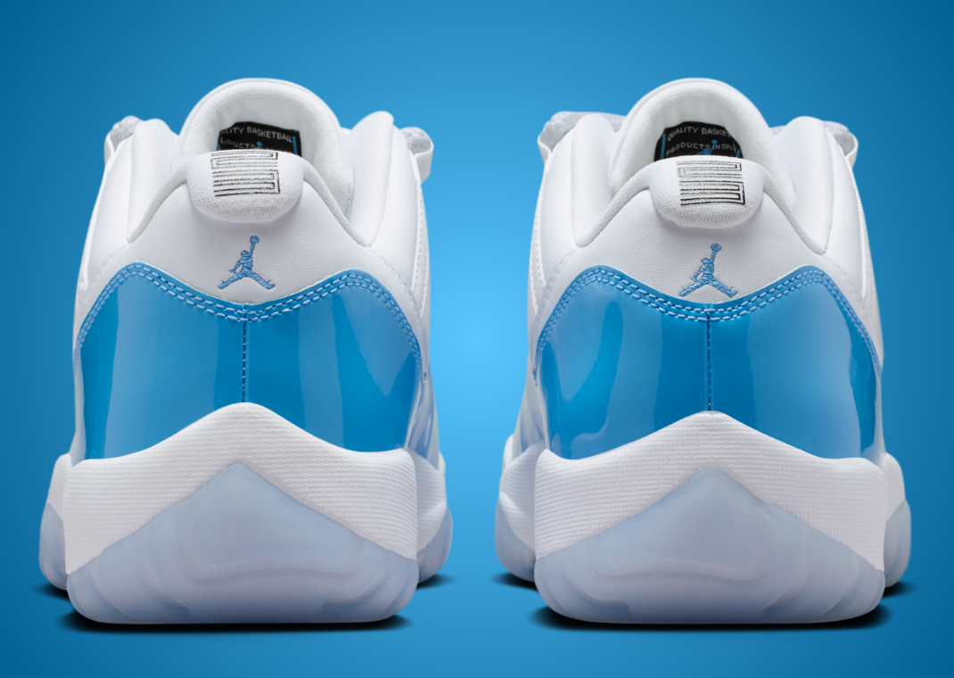 Air Jordan 11 Retro Low White University Blue - Back