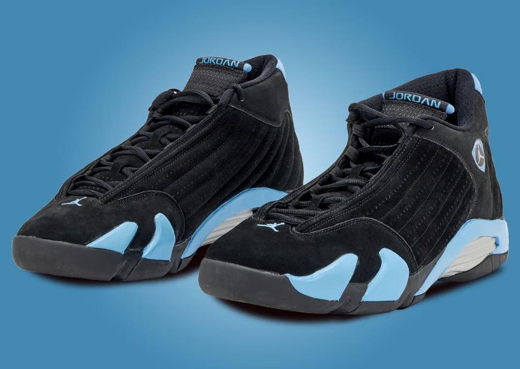 Air Jordan 14 Black University Blue