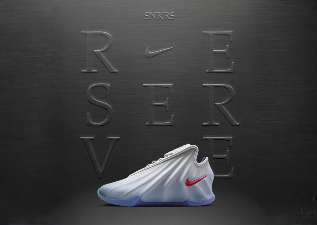 SNKRS Reserve Screen for the Nike GT Future Swooshman