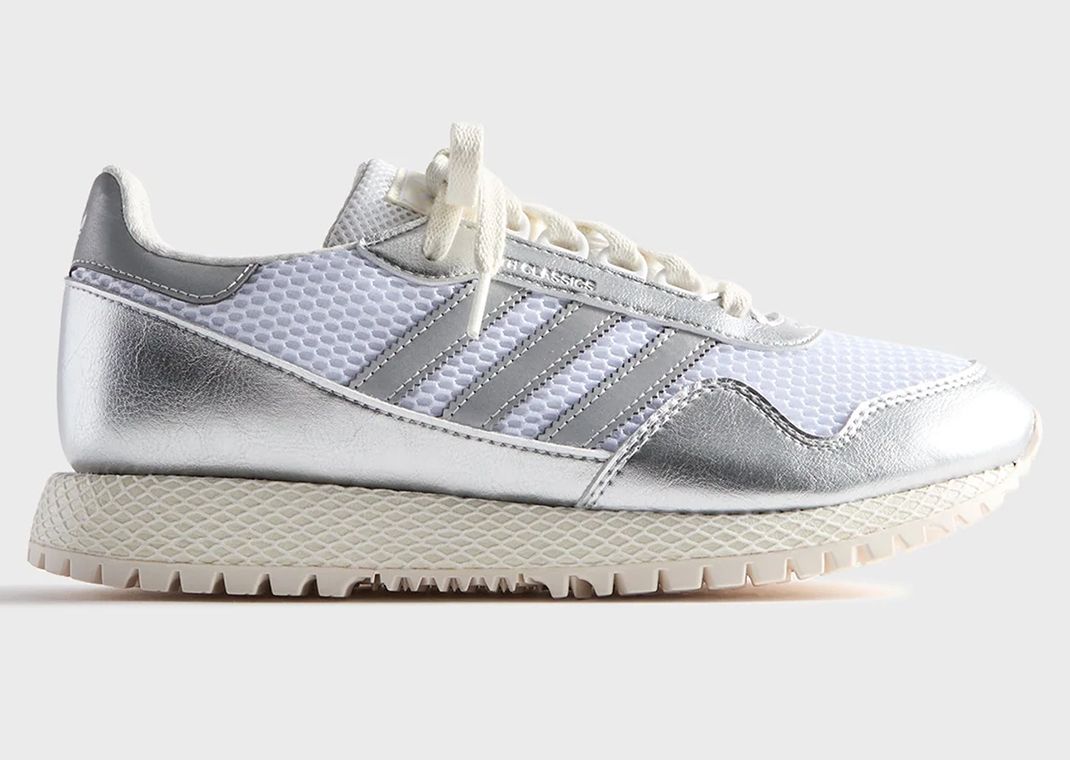 Kith x adidas New York White Silver Metallic Lateral
