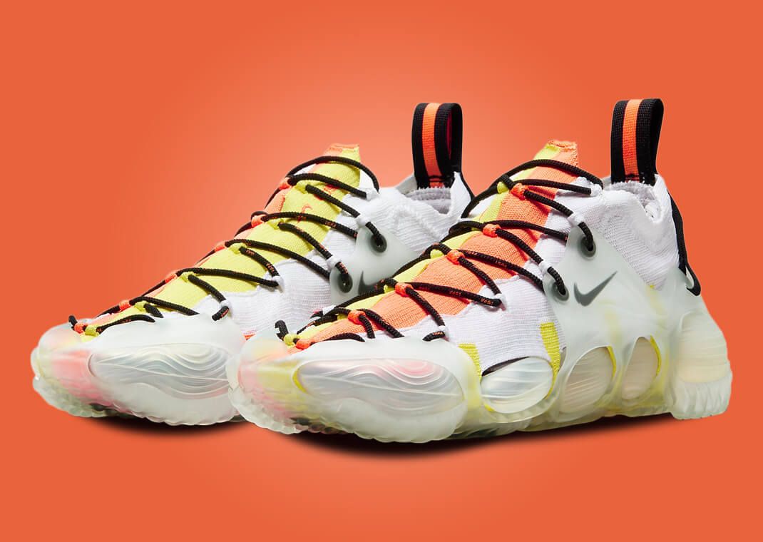 Nike ISPA Link Axis Total Orange Sonic Yellow
