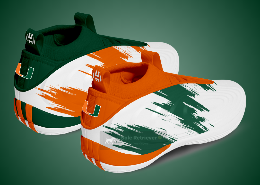 James Harden University Of Miami HURRICANES Size 13 Customized Adidas Sneakers NCAA X UltraBoost 1.0  main image 4