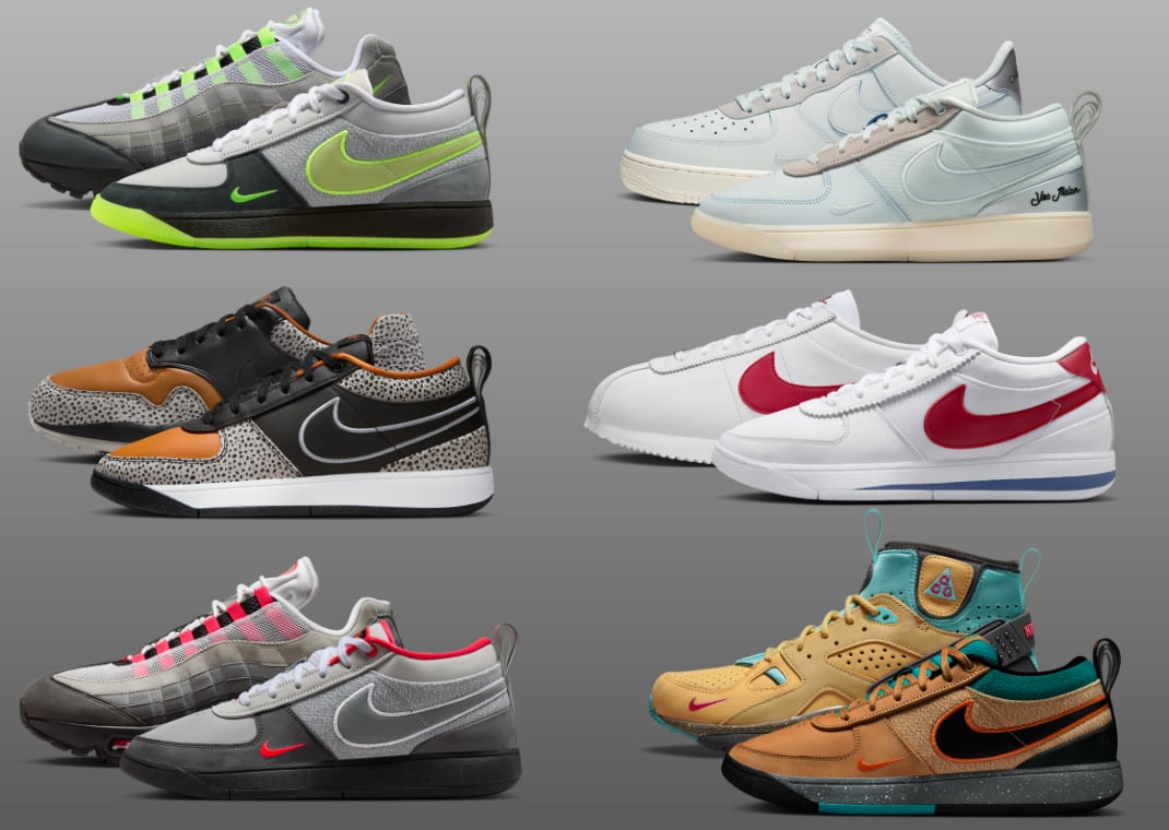 Nike Book 1s inspired by other Nike sneakers