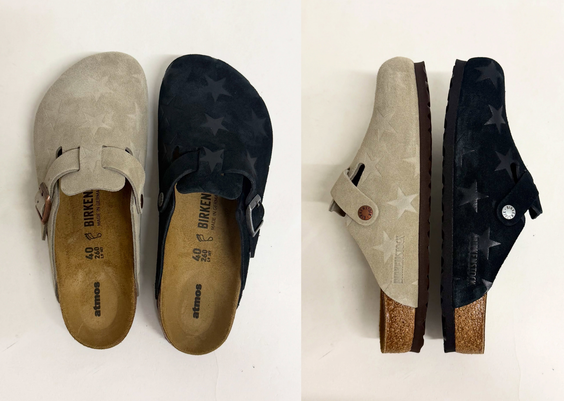 atmos x Birkenstock Boston Stars