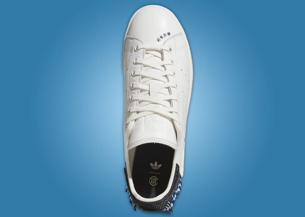 The CLOT x adidas Stan Smith Beaded White Navy Restocks July 2025