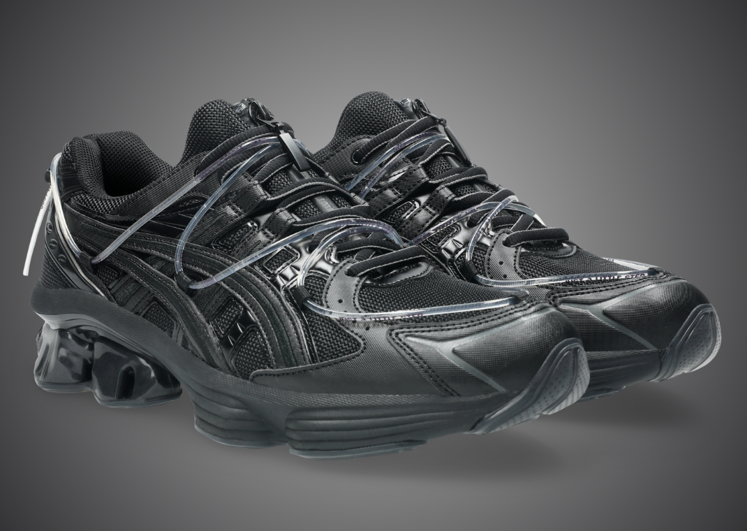 YOASOBI x Asics Gel-Kinetic Fluent Black - Angle