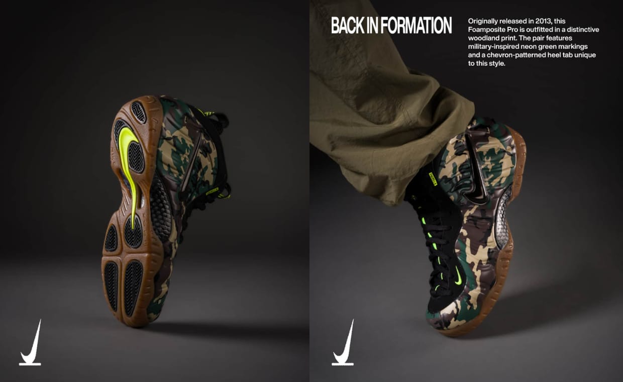 You Can’t See Me: Nike is Bringing Back the Air Foamposite Pro Camo 