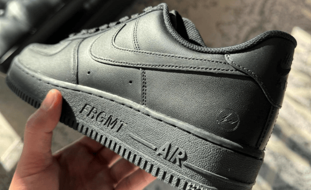 fragment design x Nike Air Force 1 Low Triple Black