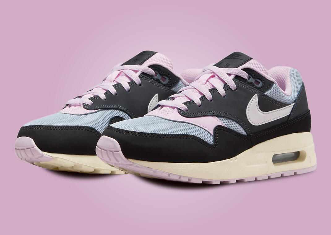 Nike Air Max 1 Black Anthracite Pink Foam (GS)