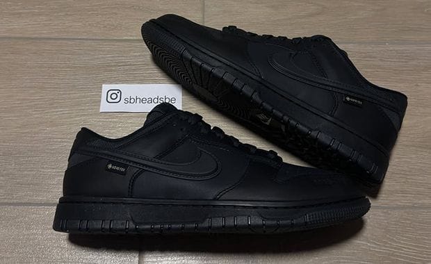 Splash as Many Puddles as You Want in These Triple Black Gore-Tex Dunks