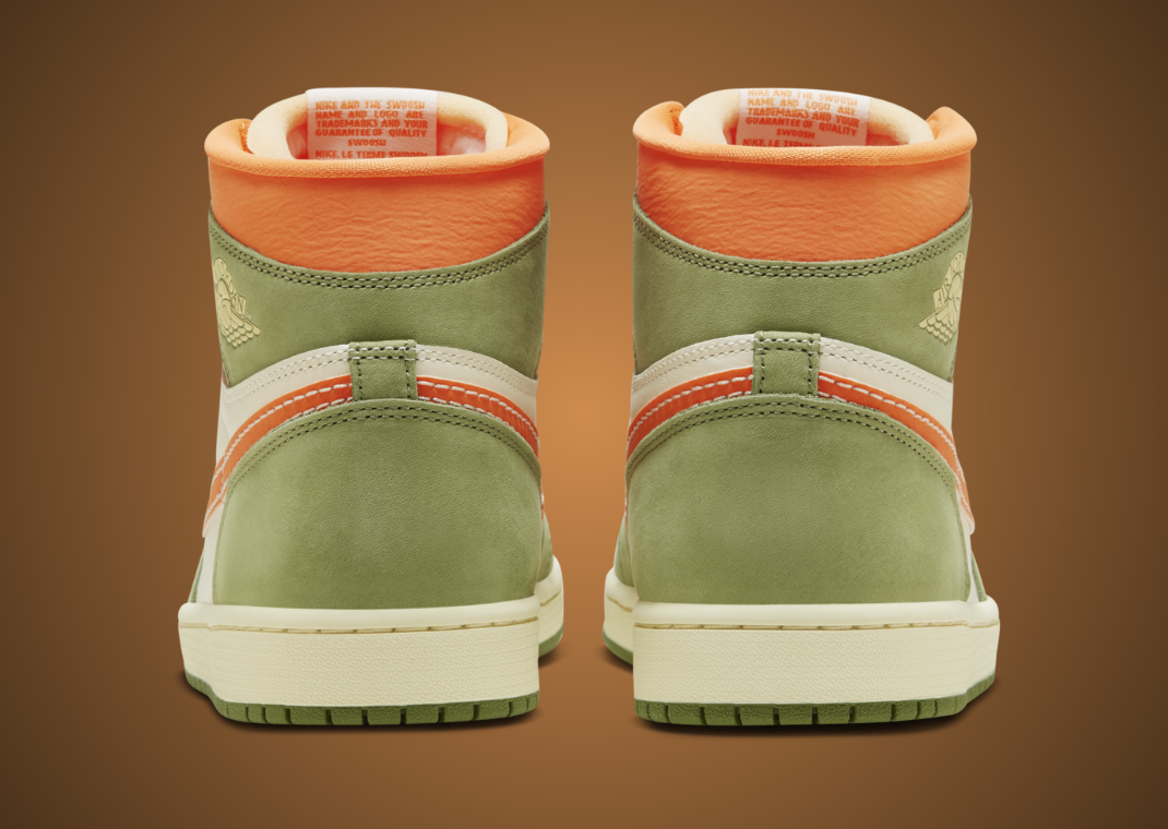 Air Jordan 1 Retro High OG Craft Celadon Heel