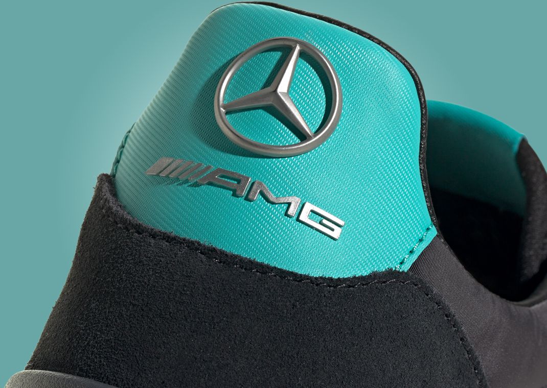 Mercedes AMG Petronas Formula One Team x adidas Barreda Decode Core Black Heel