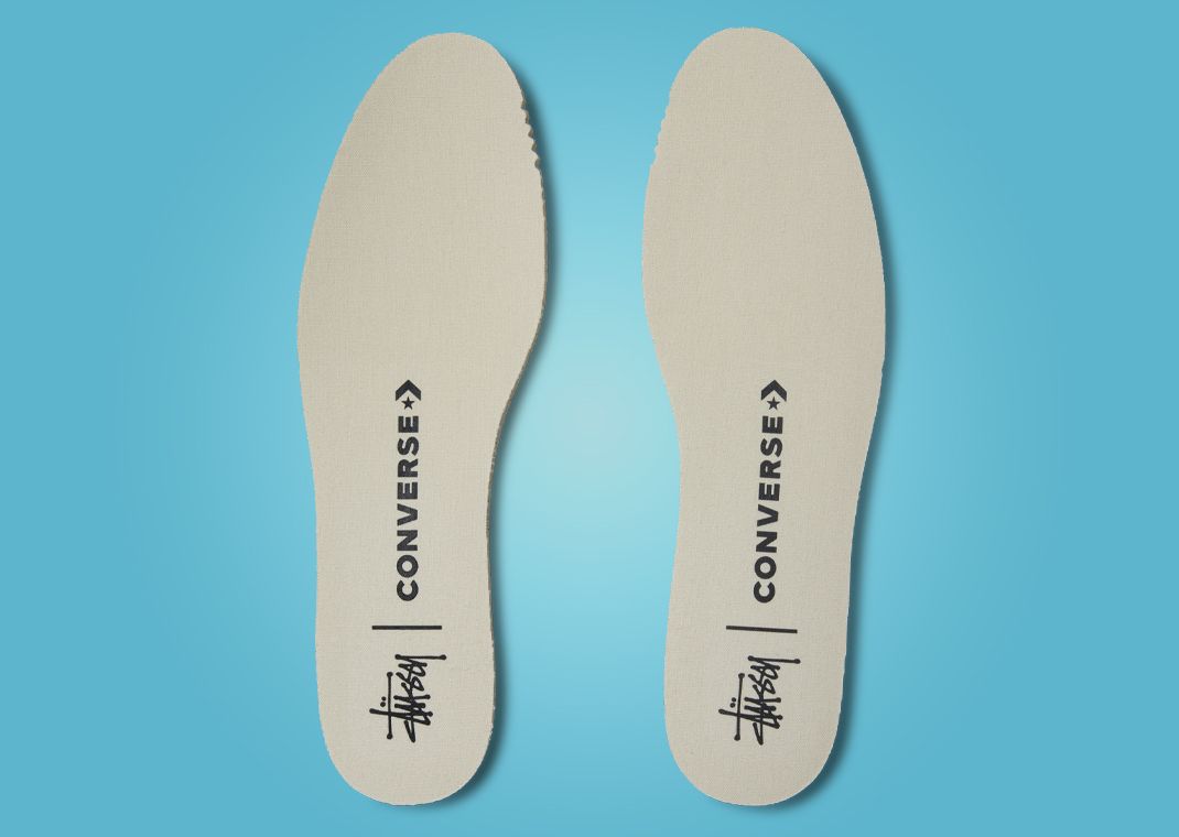 Stussy x Converse Chuck 70 Hi Sky Blue Insole