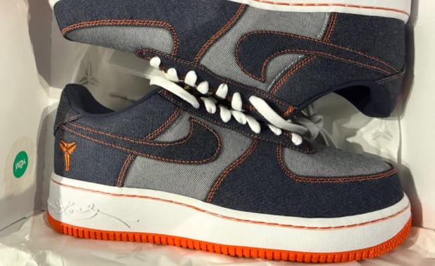 This Unreleased Denim Nike Kobe Air Force 1 PE is Finally Dropping This May