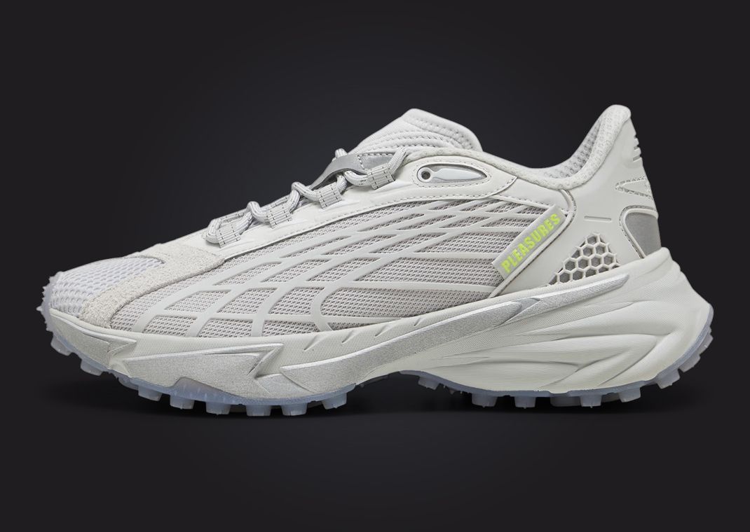 Pleasures x Puma Spirex Glacial Grey Lateral