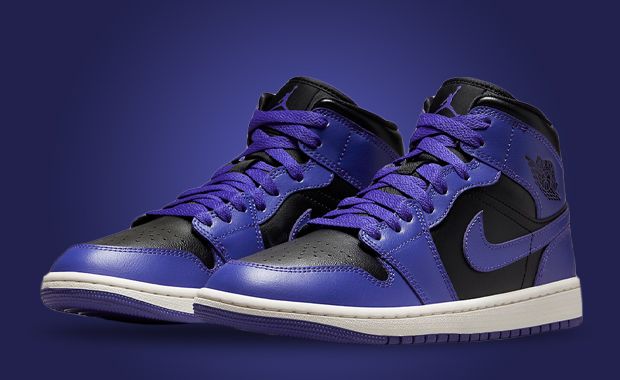 The Air Jordan 1 Mid Black Concord Is Scheduled To Land Very Soon