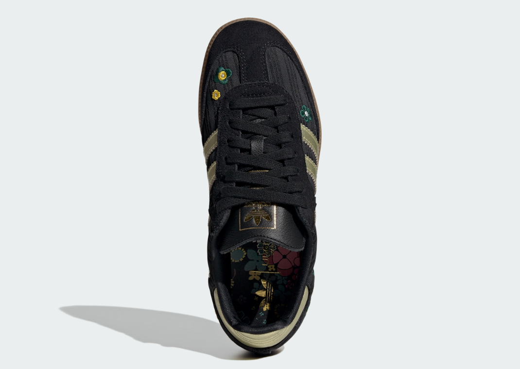 Liberty London x adidas Samba Black Gold - Top
