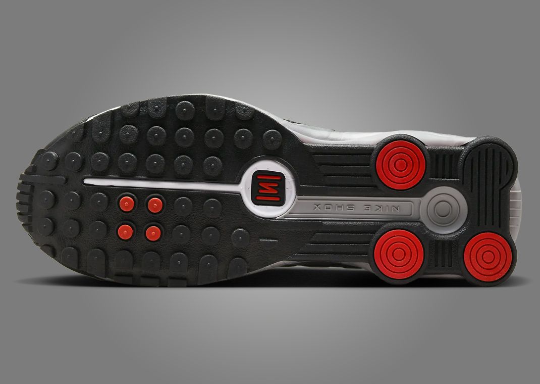 The OG Nike Shox R4 Black Metallic Silver Max Orange