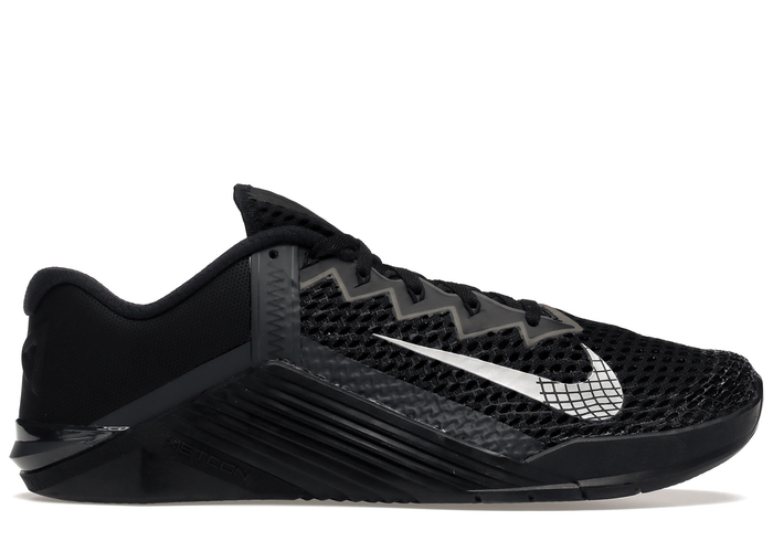 Nike Metcon 6 Black Metallic Silver