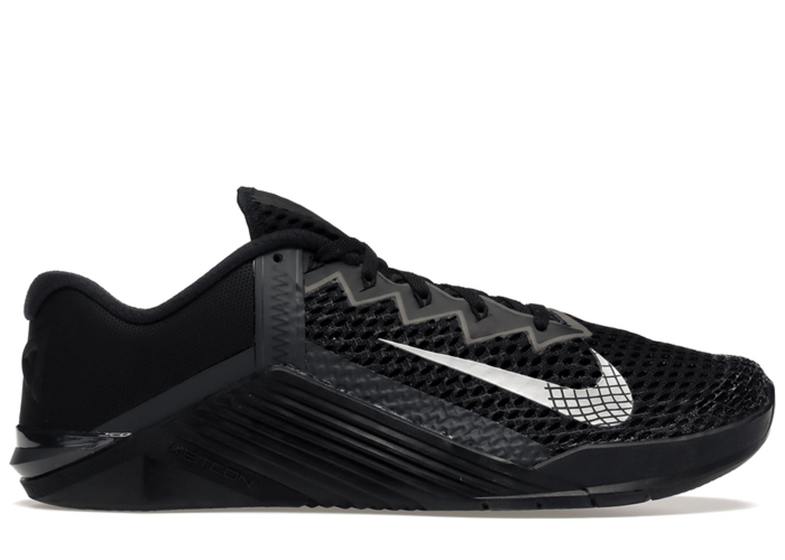 Nike Metcon 6 Black Metallic Silver