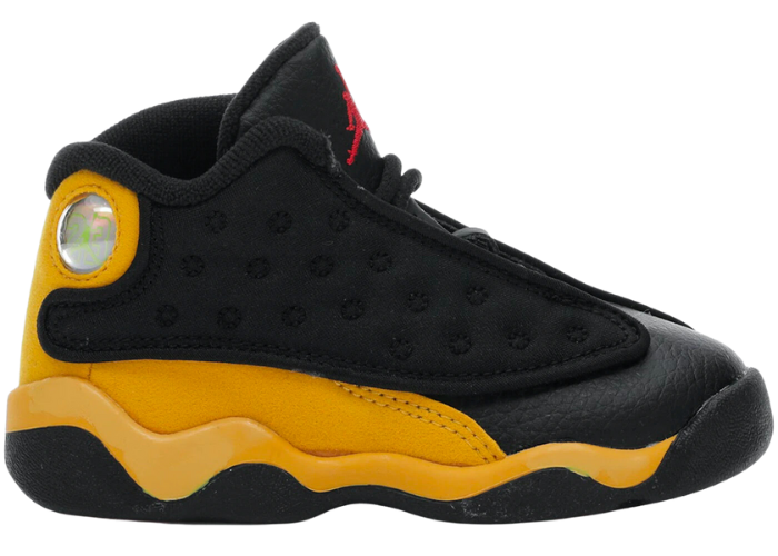 jordan 13 retro black and yellow