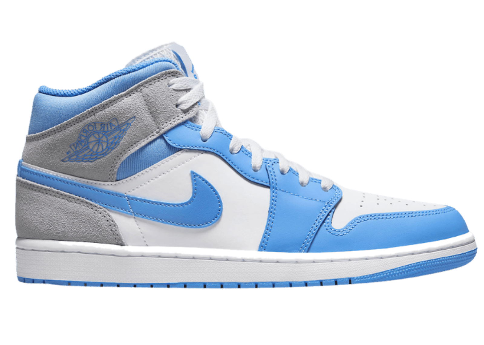 Jordan 1 Mid University Blue Grey