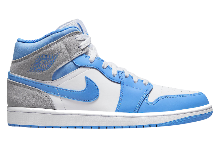 Jordan 1 Mid University Blue Grey