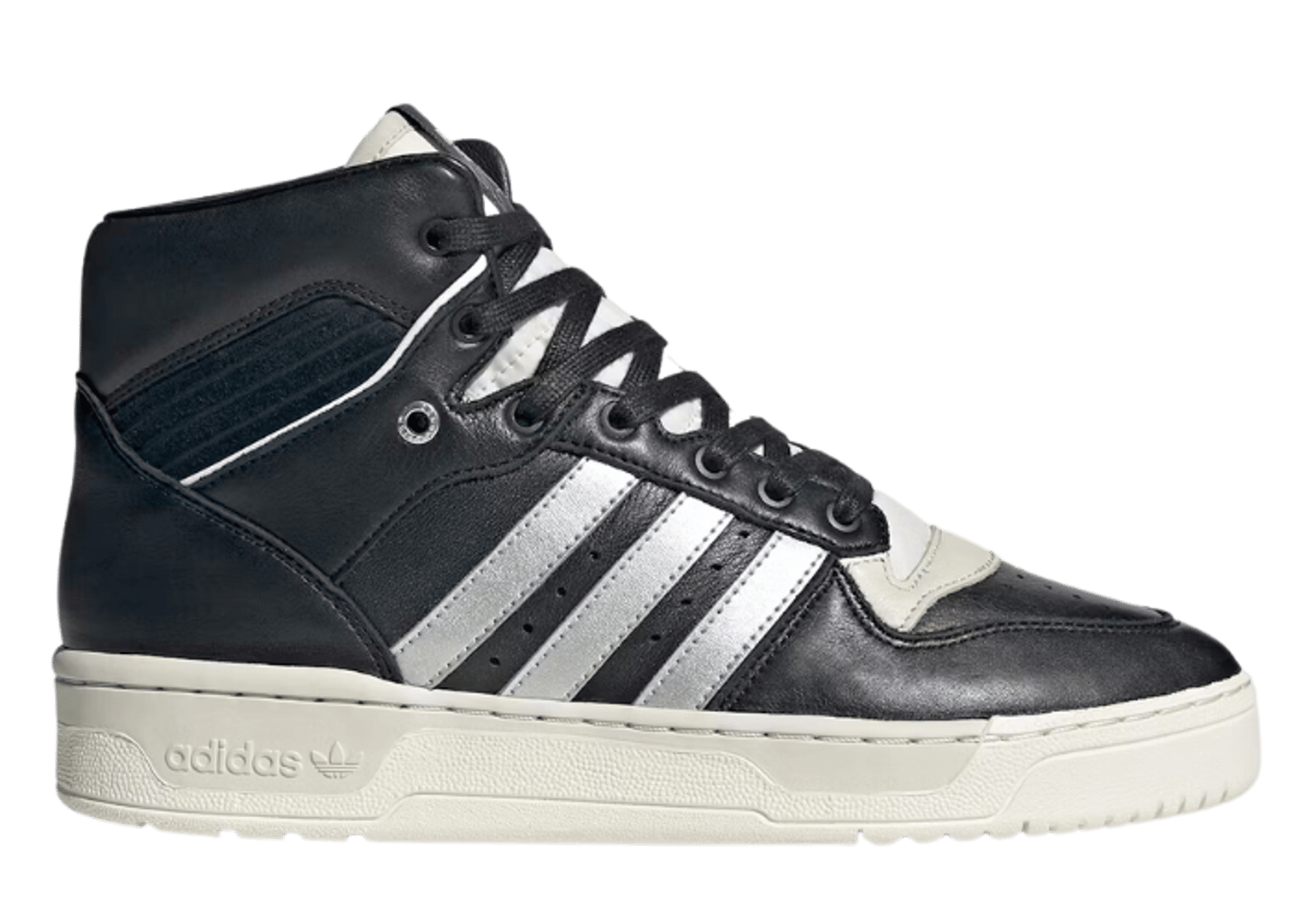 adidas Rivalry High Consortium Black Silver Metallic