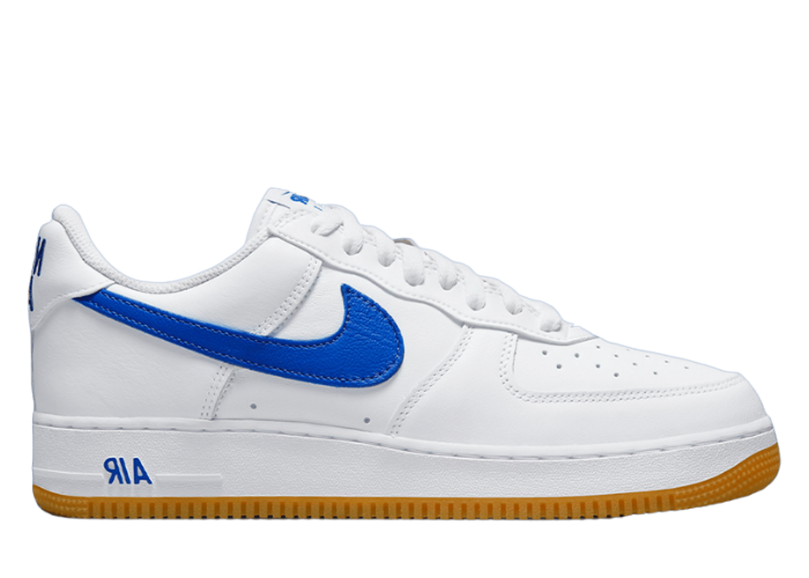 Nike Air Force 1 Low Anniversary Edition White Royal Gum