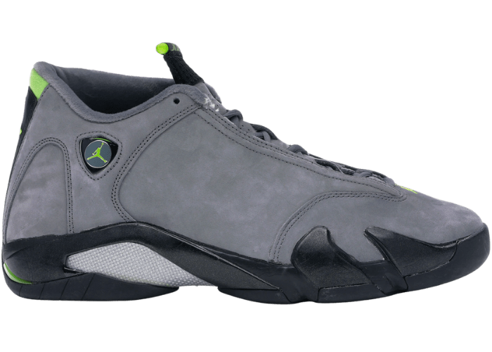 Jordan 14 Retro Graphite Chartreuse (2005)