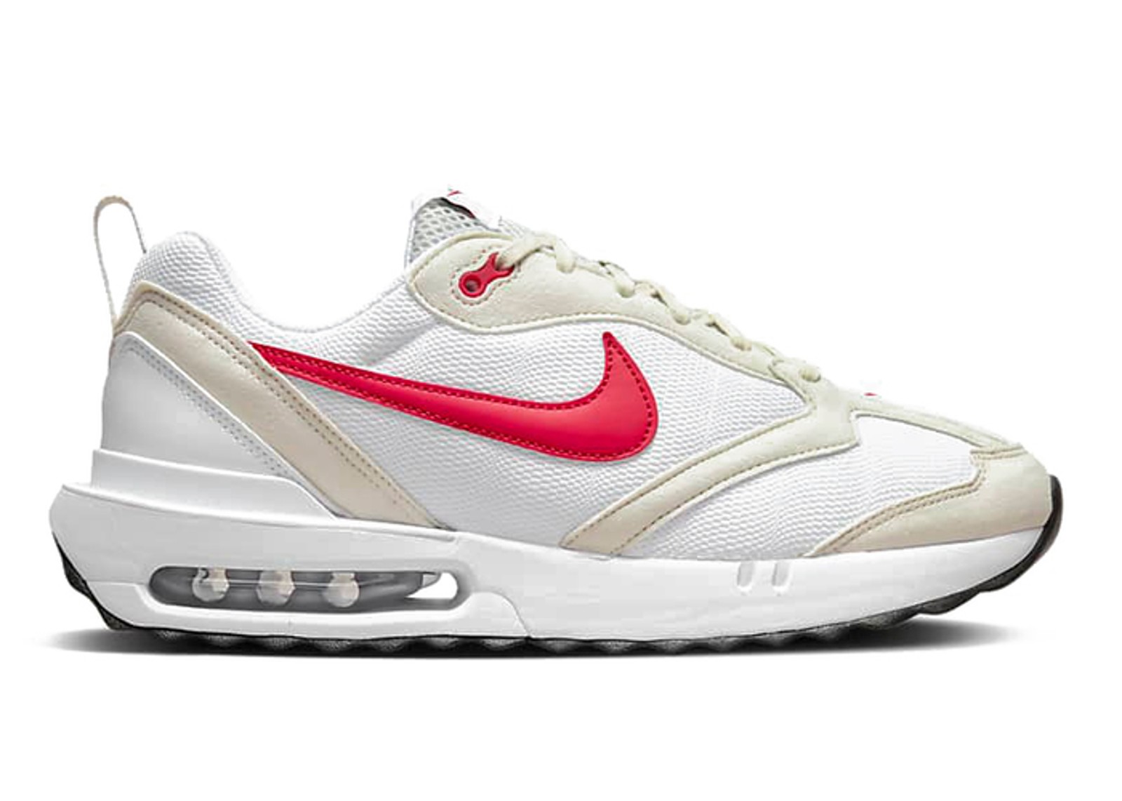 Nike Air Max Dawn Light Bone University Red DQ3991-100 Release Info