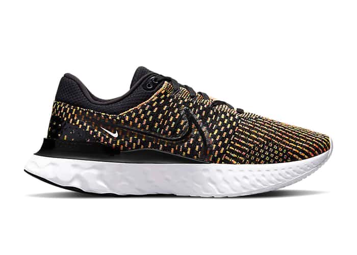 Nike React Infinity Run Flyknit 3 Black Blue Glow Pink Prime
