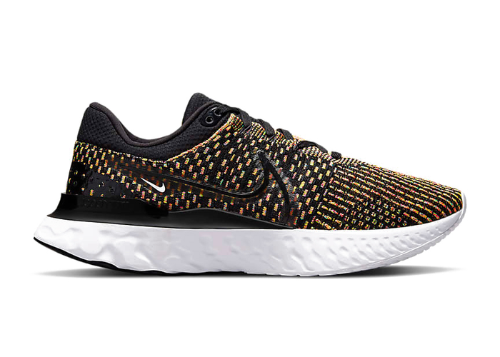 Nike React Infinity Run Flyknit 3 Black Blue Glow Pink Prime