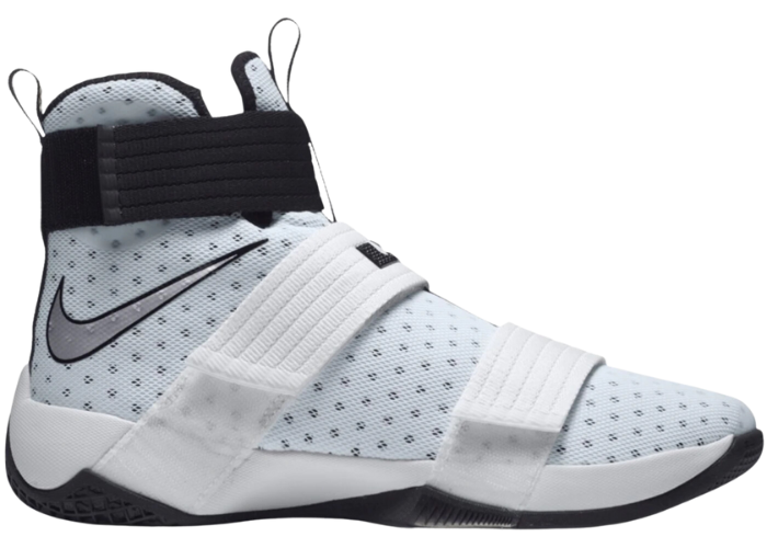 Nike LeBron Zoom Soldier 10 Team Bank White